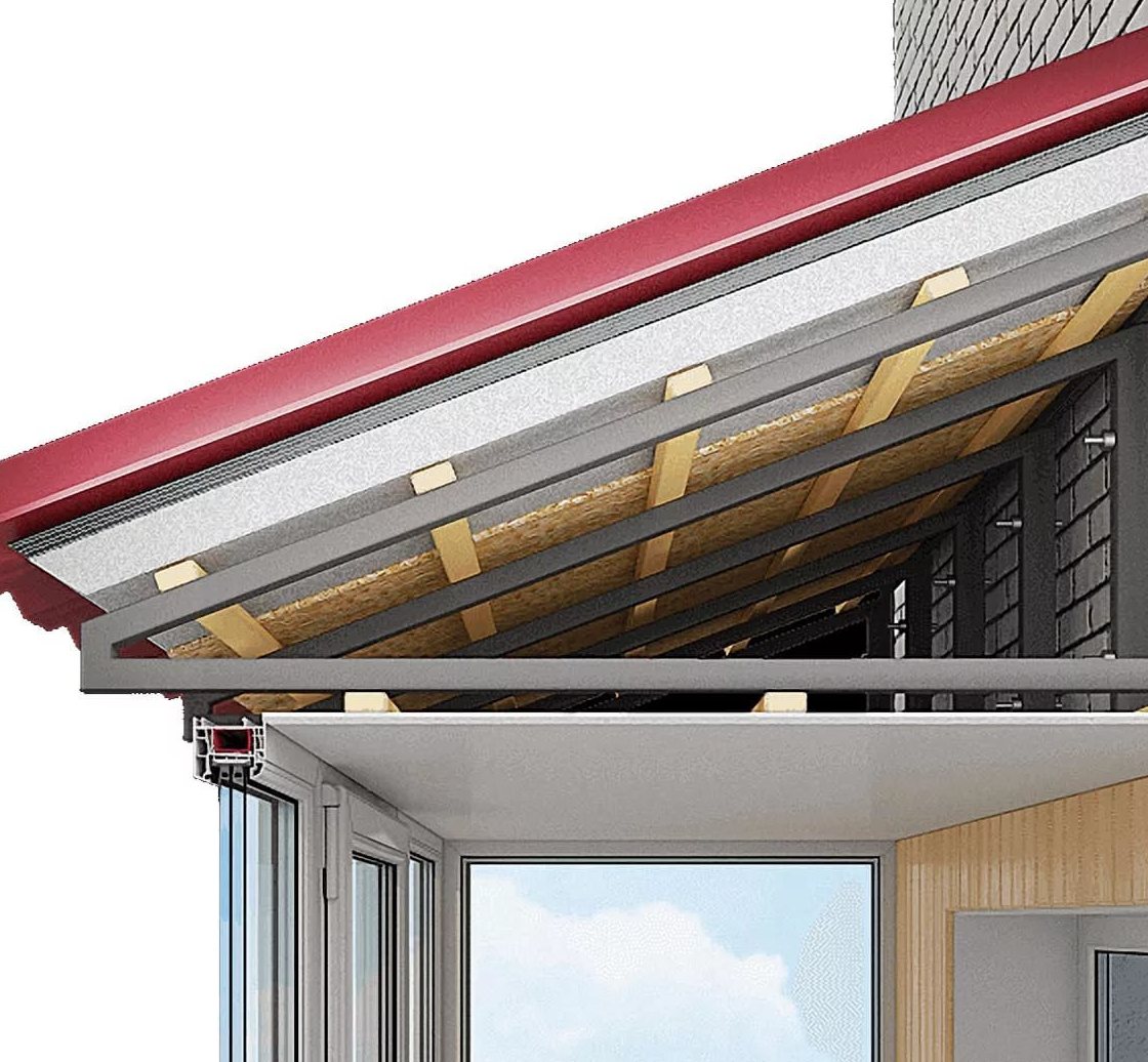 Крыша для балкона <br>