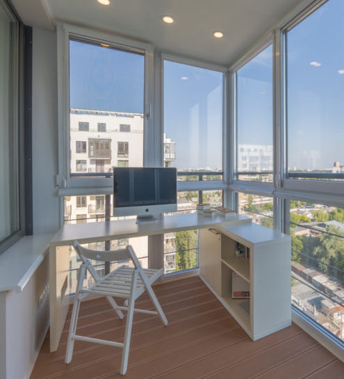 Теплое витражное остекление <br>